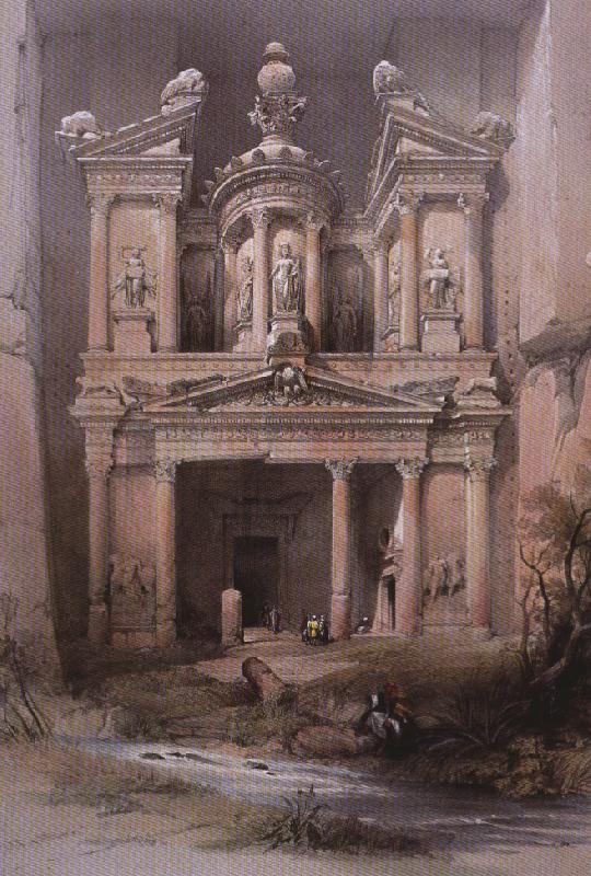 David Roberts El Khasne oil painting image